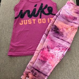 Nike tank and matching leggins